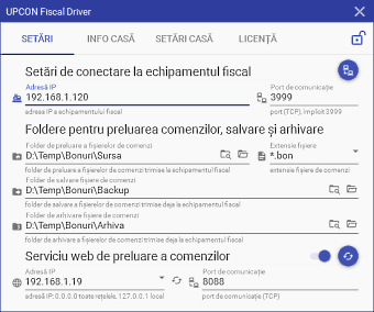 UPCON Fiscal Driver